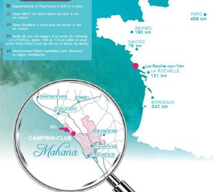 Camping-Club Mahana: Map Contact Page