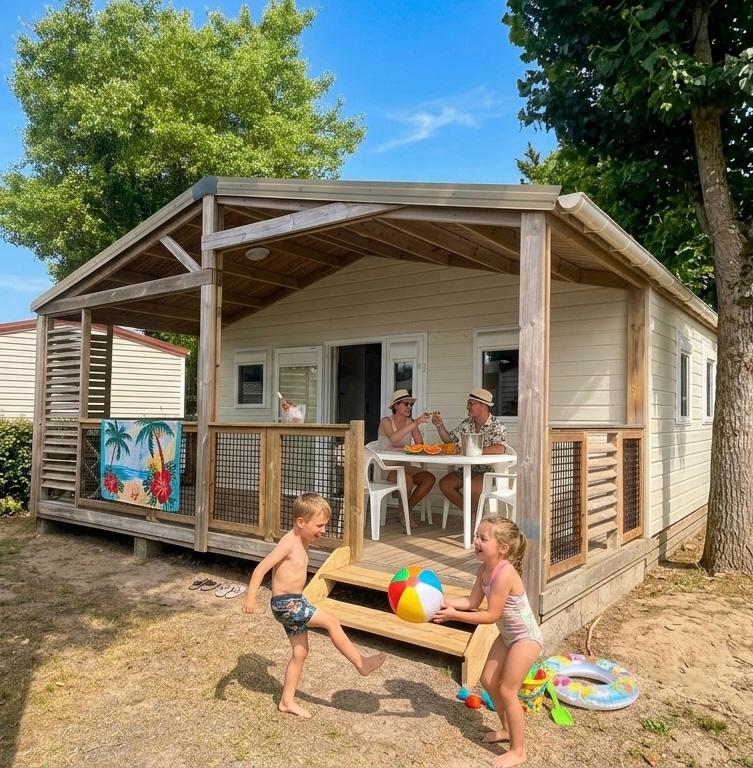 Mobilheim in Saint-Hilaire-de-Riez mit direktem Zugang zum Strand – Familiencampingplatz (2)