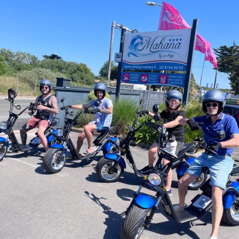 electric scooter camping mahana