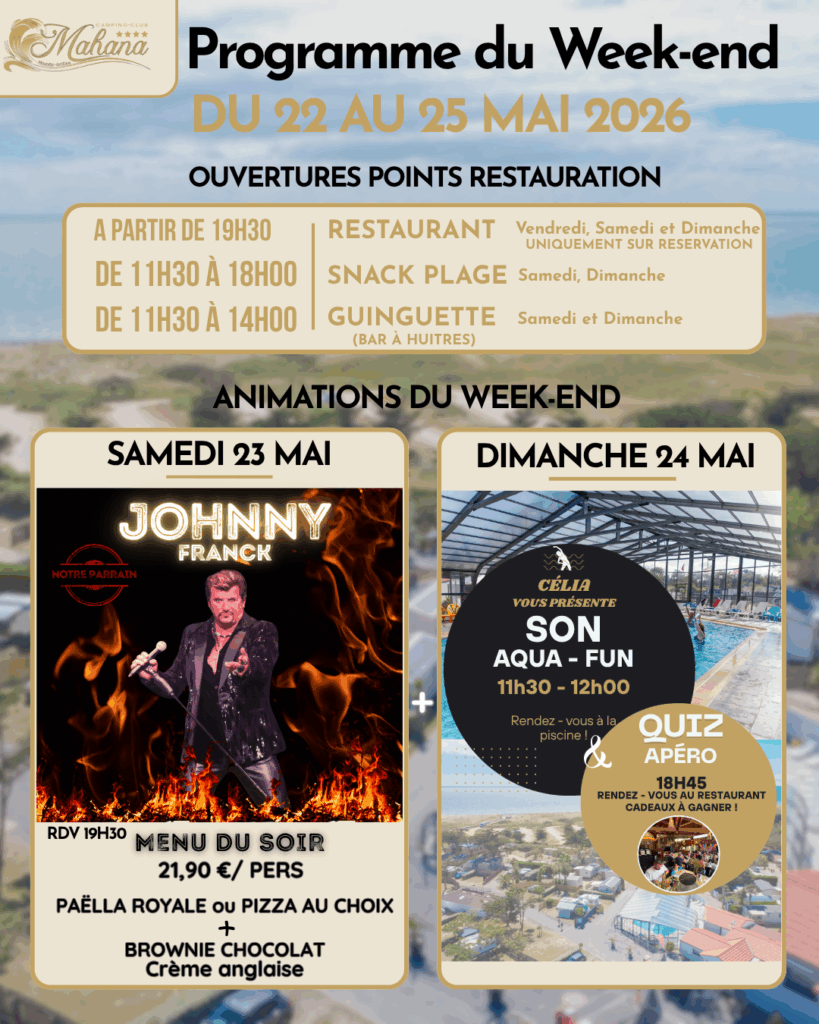 programme week end 23 mai 2026 pentecote